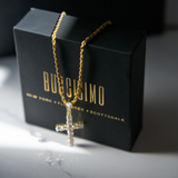 GOLD CROSS PENDANT WITH CHAIN